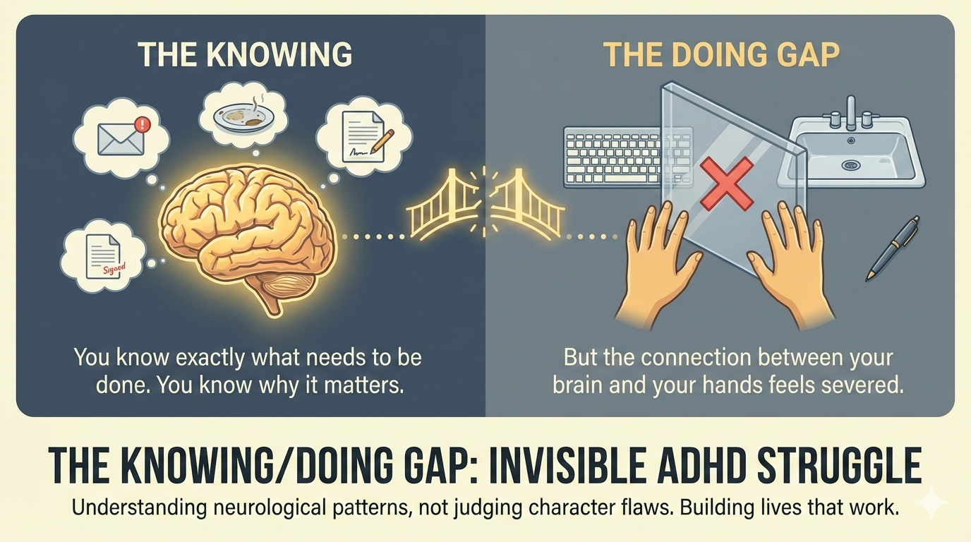 The knowing doing gap in ADHD